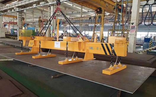 HM1磁力吊具_多臺聯吊中厚鋼板吊具