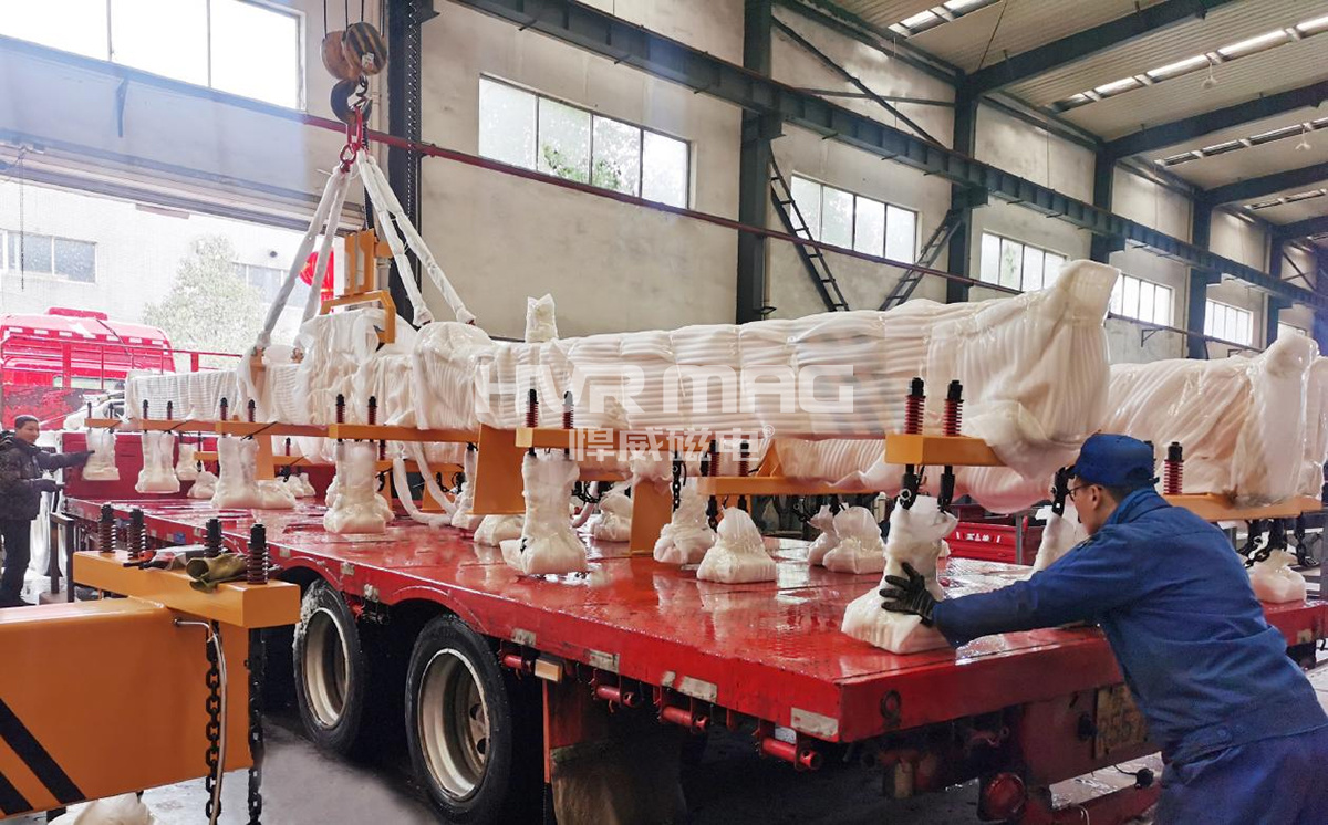 無(wú)懼風(fēng)雪，悍威磁電6臺(tái)電永磁吊具成功發(fā)貨