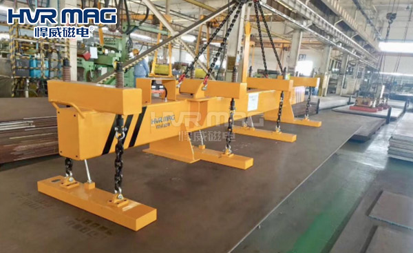 鋼板吊裝智能設備：電控永磁起重器