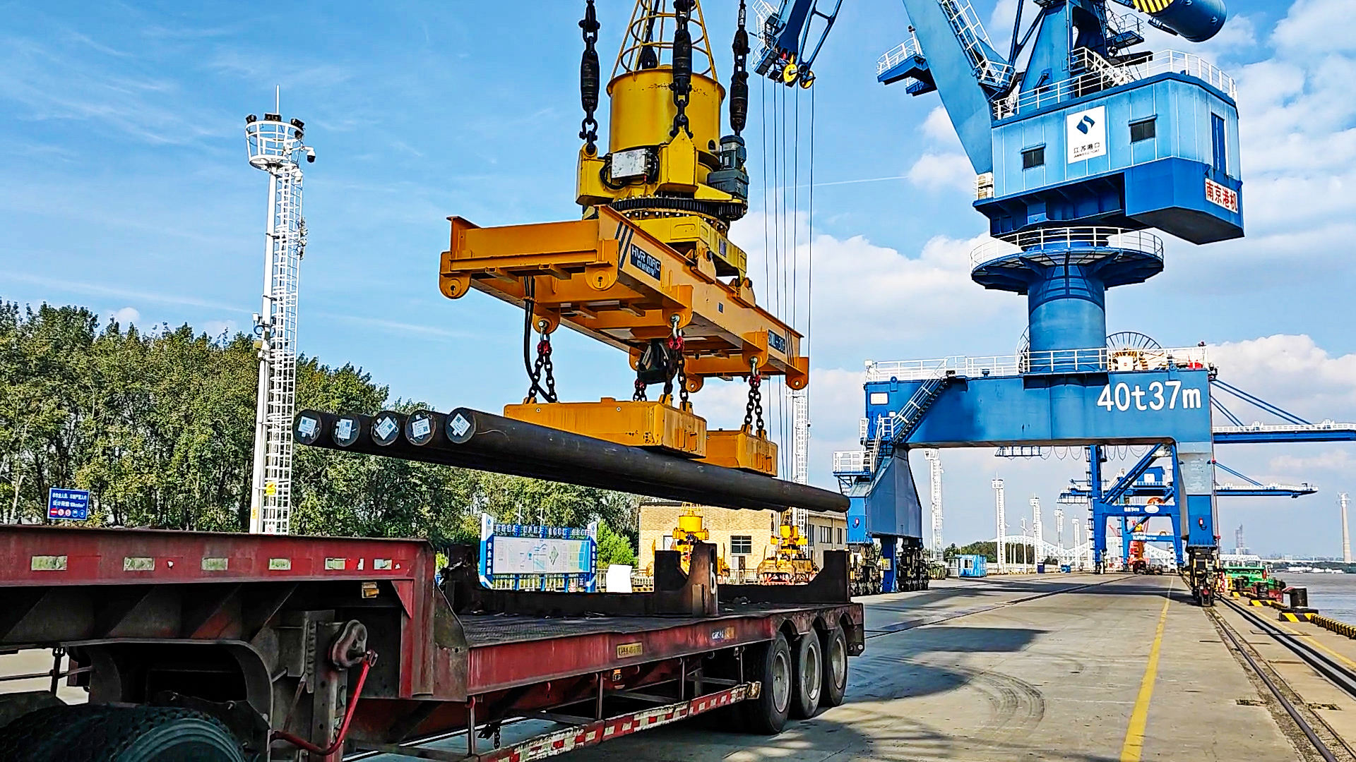 HT電永磁吊具_單根、單排或成捆鋼管吊具